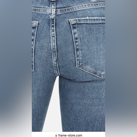 FRAME Jeans Le Garçon in Daphne Blue - Picture 9 of 13